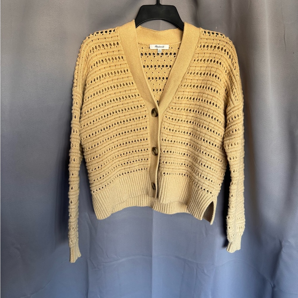 Madewell Camel Button-Up Cardigan - Picture 6 of 6